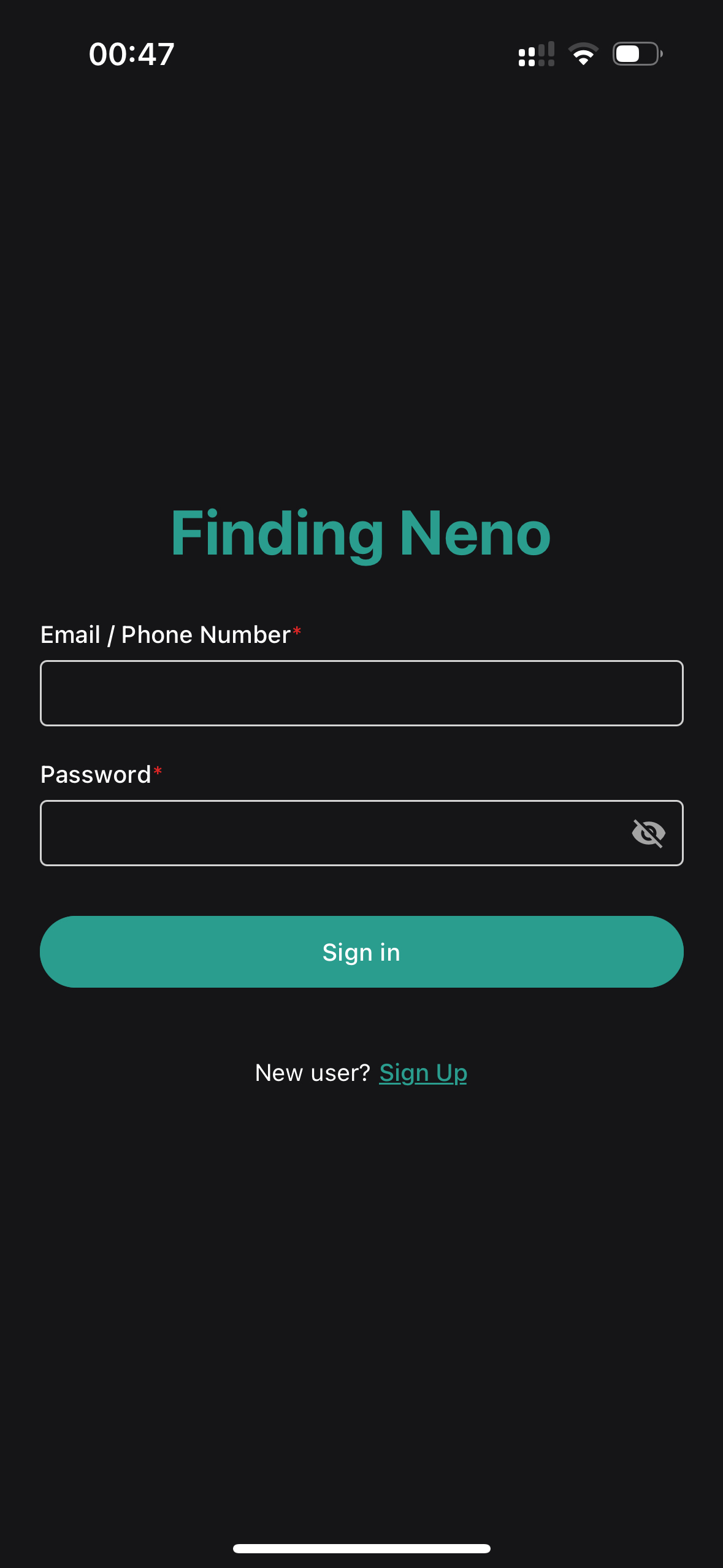 Login Page